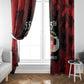 555th Parachute Infantry Window Curtain Triple Nickles Airborne Veteran Tribute