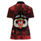 Personalized 555th Parachute Infantry Women Polo Shirt Triple Nickles Airborne Veteran Tribute
