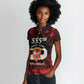 Personalized 555th Parachute Infantry Women Polo Shirt Triple Nickles Airborne Veteran Tribute