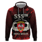 Personalized 555th Parachute Infantry Zip Hoodie Triple Nickles Airborne Veteran Tribute