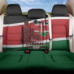 Kenya Madaraka Day Back Car Seat Cover Jomo Kenyatta With Map