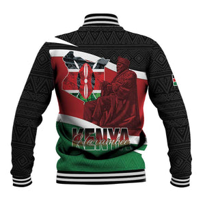 Kenya Madaraka Day Baseball Jacket Jomo Kenyatta With Map