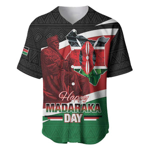 Kenya Madaraka Day Baseball Jersey Jomo Kenyatta With Map