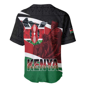 Kenya Madaraka Day Baseball Jersey Jomo Kenyatta With Map