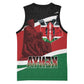Kenya Madaraka Day Basketball Jersey Jomo Kenyatta With Map - African Pride