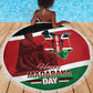 Kenya Madaraka Day Beach Blanket Jomo Kenyatta With Map