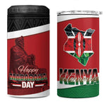 Kenya Madaraka Day 4 in 1 Can Cooler Tumbler Jomo Kenyatta With Map