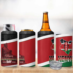 Kenya Madaraka Day 4 in 1 Can Cooler Tumbler Jomo Kenyatta With Map