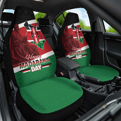 Kenya Madaraka Day Car Seat Cover Jomo Kenyatta With Map