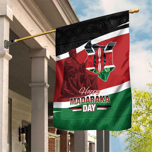 Kenya Madaraka Day Garden Flag Jomo Kenyatta With Map