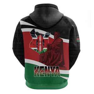 Kenya Madaraka Day Hoodie Jomo Kenyatta With Map