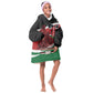 Kenya Madaraka Day Kid Wearable Blanket Hoodie Jomo Kenyatta With Map