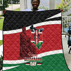 Kenya Madaraka Day Quilt Jomo Kenyatta With Map