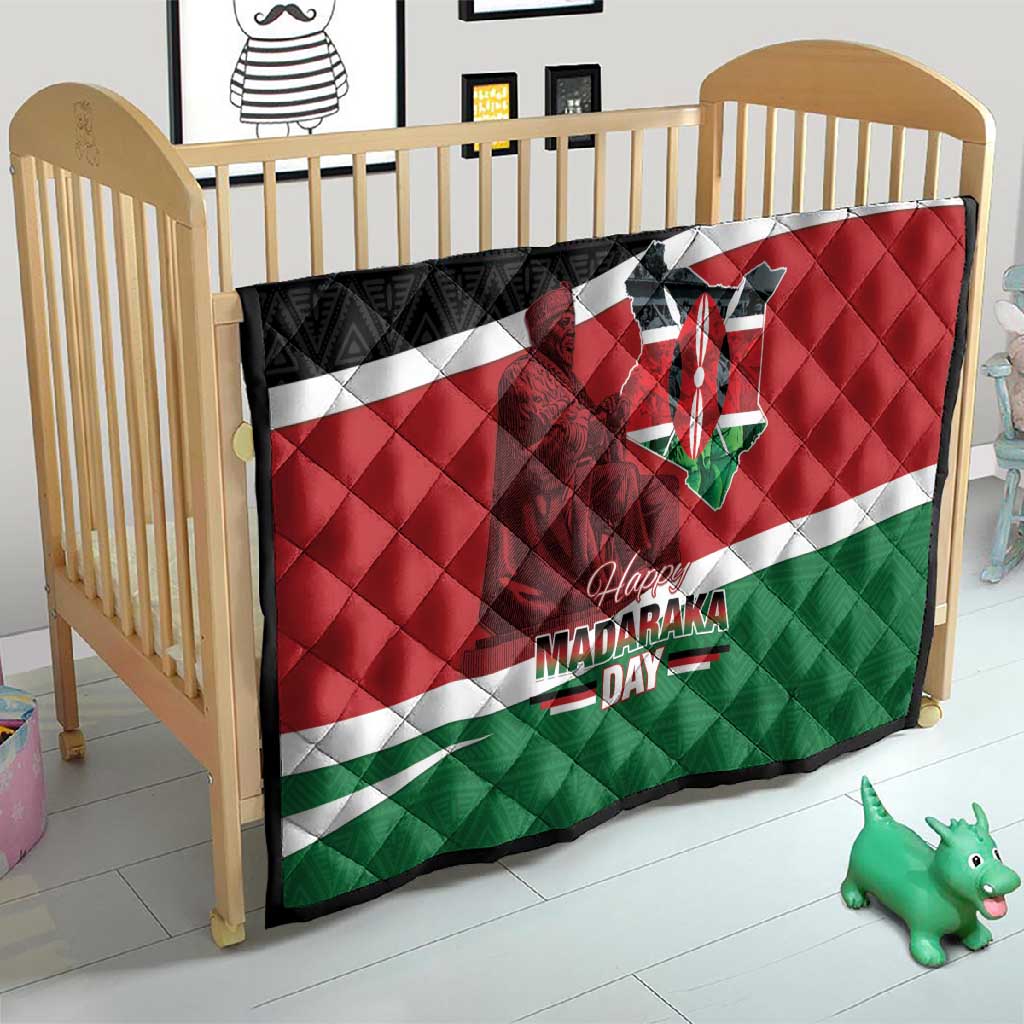 Kenya Madaraka Day Quilt Jomo Kenyatta With Map