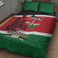Kenya Madaraka Day Quilt Bed Set Jomo Kenyatta With Map
