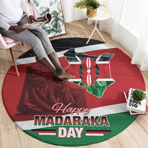 Kenya Madaraka Day Round Carpet Jomo Kenyatta With Map