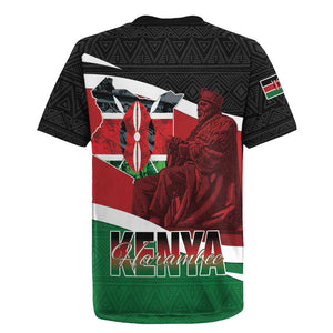 Kenya Madaraka Day Rugby Jersey Jomo Kenyatta With Map