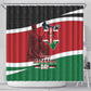 Kenya Madaraka Day Shower Curtain Jomo Kenyatta With Map
