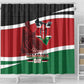 Kenya Madaraka Day Shower Curtain Jomo Kenyatta With Map