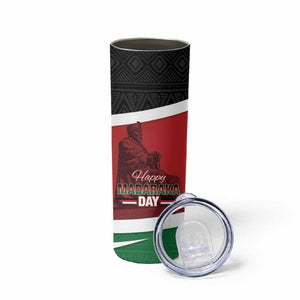 Kenya Madaraka Day Skinny Tumbler Jomo Kenyatta With Map