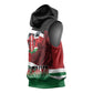Kenya Madaraka Day Sleeveless Hoodie Jomo Kenyatta With Map - African Pride