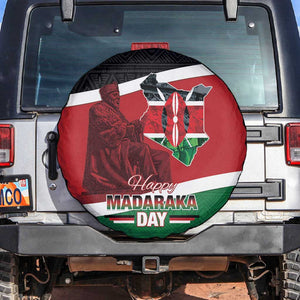 Kenya Madaraka Day Spare Tire Cover Jomo Kenyatta With Map