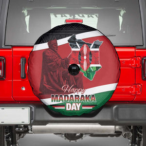 Kenya Madaraka Day Spare Tire Cover Jomo Kenyatta With Map