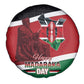 Kenya Madaraka Day Spare Tire Cover Jomo Kenyatta With Map