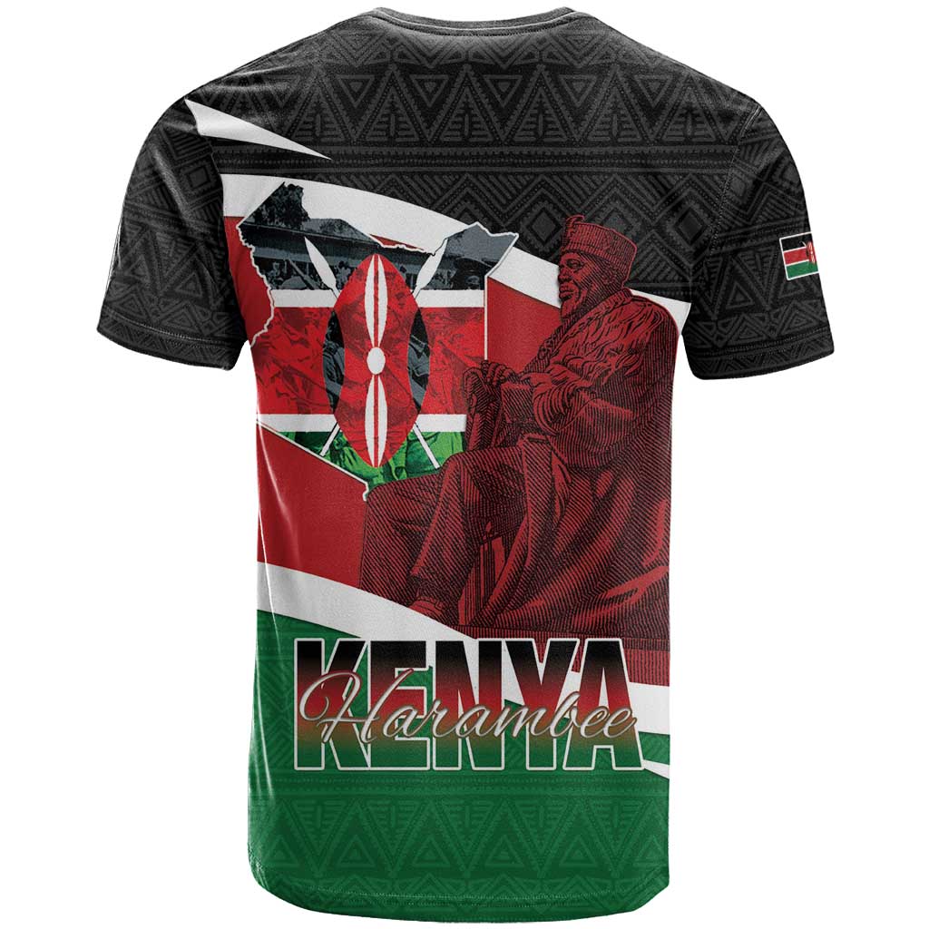 Kenya Madaraka Day T shirt Jomo Kenyatta With Map