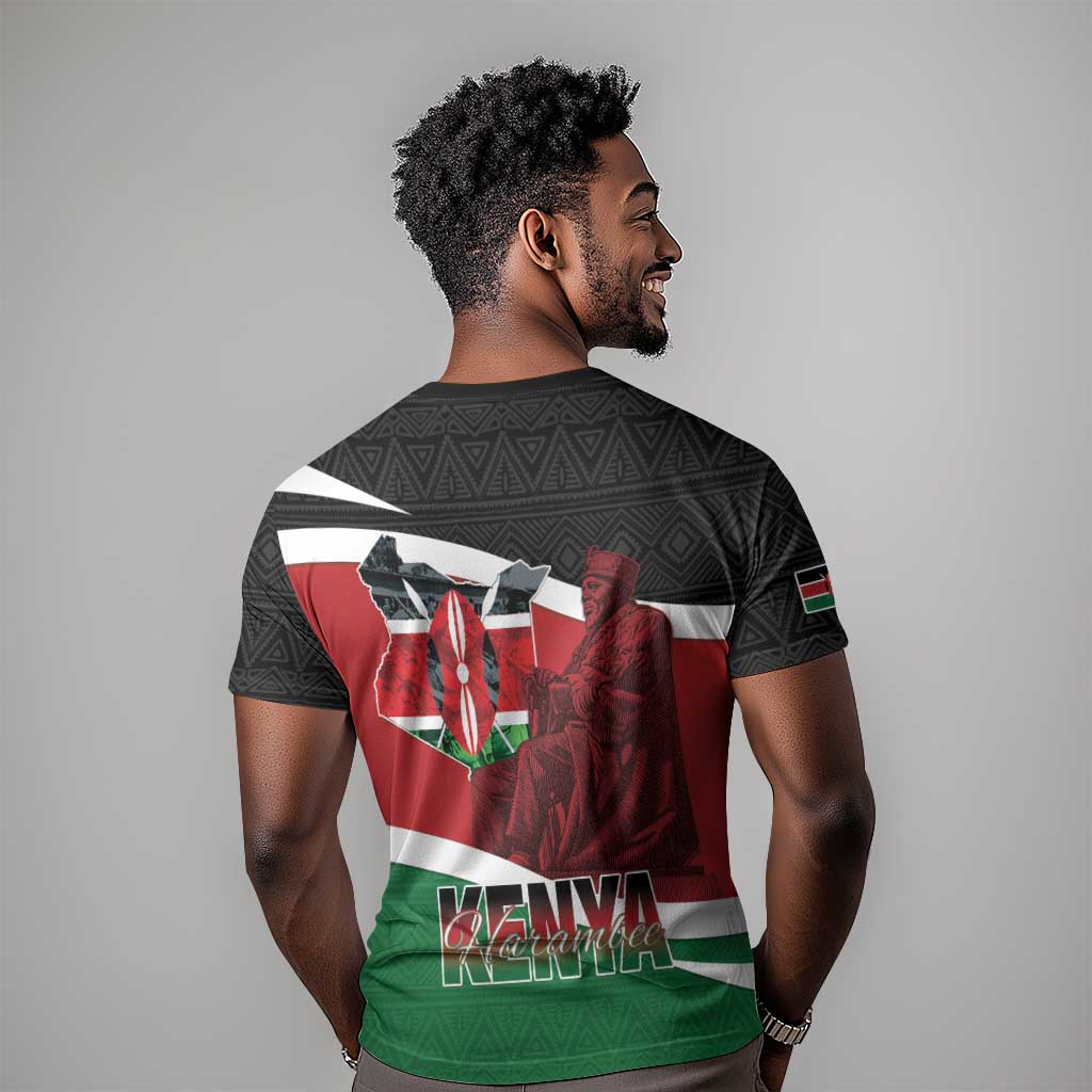 Kenya Madaraka Day T shirt Jomo Kenyatta With Map