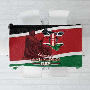 Kenya Madaraka Day Tablecloth Jomo Kenyatta With Map