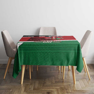 Kenya Madaraka Day Tablecloth Jomo Kenyatta With Map