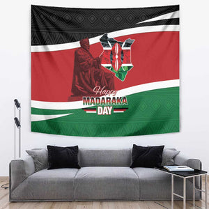 Kenya Madaraka Day Tapestry Jomo Kenyatta With Map