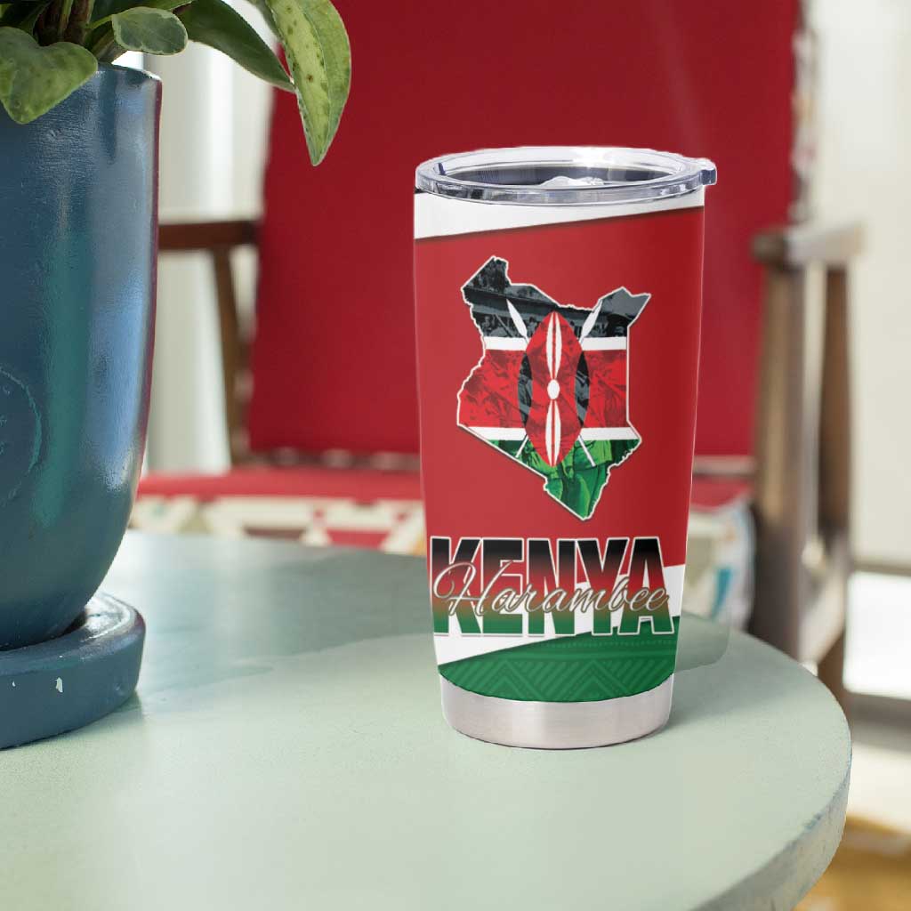 Kenya Madaraka Day Tumbler Cup Jomo Kenyatta With Map