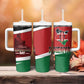 Kenya Madaraka Day Tumbler With Handle Jomo Kenyatta With Map