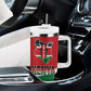 Kenya Madaraka Day Tumbler With Handle Jomo Kenyatta With Map