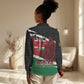 Kenya Madaraka Day Women Casual Shirt Jomo Kenyatta With Map