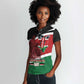 Kenya Madaraka Day Women Polo Shirt Jomo Kenyatta With Map