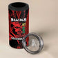 Malcolm X By Any Means Necessary 4 in 1 Can Cooler Tumbler Retro Style