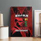 Malcolm X By Any Means Necessary Canvas Wall Art Retro Style