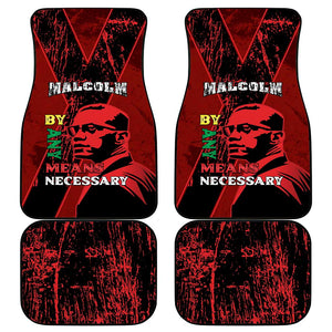 Malcolm X By Any Means Necessary Car Mats Retro Style