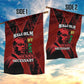 Malcolm X By Any Means Necessary Garden Flag Retro Style
