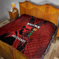 Malcolm X By Any Means Necessary Quilt Retro Style