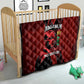 Malcolm X By Any Means Necessary Quilt Retro Style