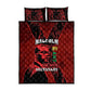 Malcolm X By Any Means Necessary Quilt Bed Set Retro Style