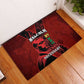 Malcolm X By Any Means Necessary Rubber Doormat Retro Style