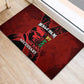 Malcolm X By Any Means Necessary Rubber Doormat Retro Style
