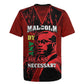 Malcolm X By Any Means Necessary Rugby Jersey Retro Style