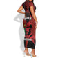 Malcolm X By Any Means Necessary Short Sleeve Bodycon Dress Retro Style LT15