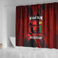 Malcolm X By Any Means Necessary Shower Curtain Retro Style